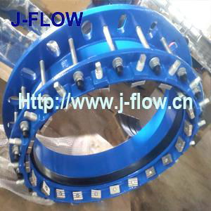   tensile restrained flange adaptor for HDPE pipe 3