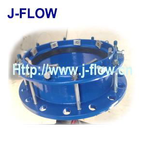   tensile restrained flange adaptor for HDPE pipe 4