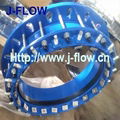   tensile restrained flange adaptor for HDPE pipe 2