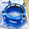   tensile restrained flange adaptor for HDPE pipe 4