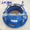 quick flange adaptor for PVC HDPE pipes