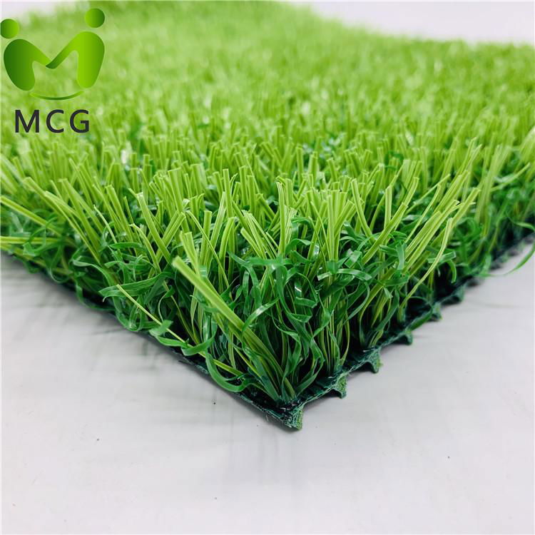 Non-infill Waterproof Artificial Grass for Sports Football  2