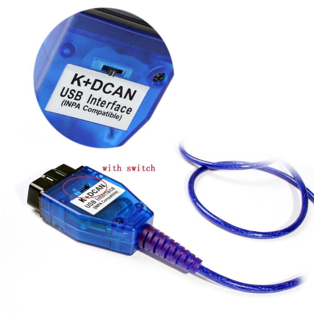 OBD2 Inpa K D CAN Diagnostic scan Tool with Switch USB Interface Cable for Bmw 4