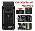 Opcom 2014.02 Can OBD2 for Opel Firmware V1.99 with PIC18F458 Chip and FTDI