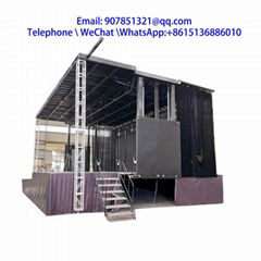 12 m  led mobile stage trailer truck  for roadshow