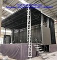 12 m  led mobile stage trailer truck  for roadshow