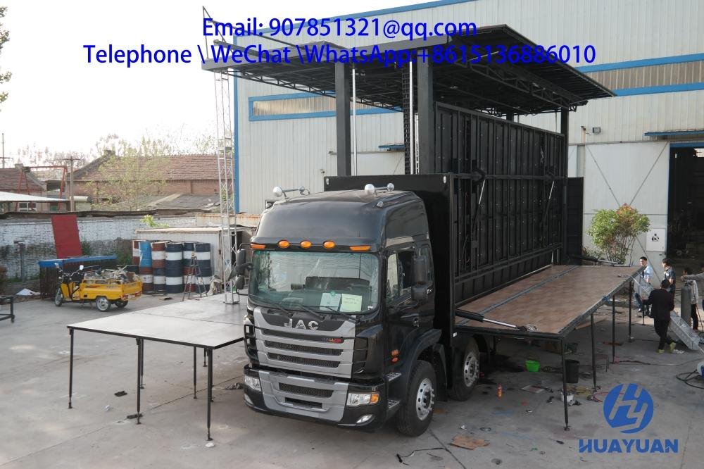 9.6 m LED mobile advertising vehicleled stage truck 3