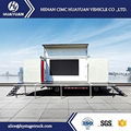 cheap road show led mobile stage truck box trailer