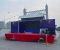 cheap road show led mobile stage truck box trailer