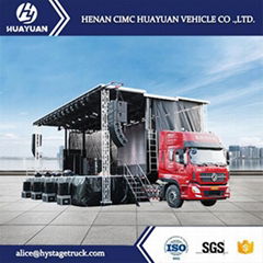 13m  roadshow custom led mobile stage