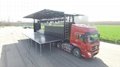 13m  roadshow custom led mobile stage truck