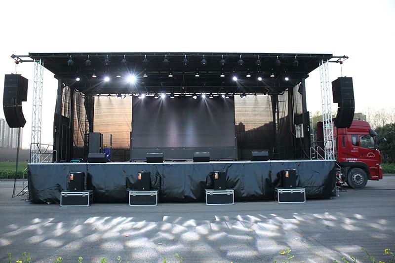 13m  roadshow custom led mobile stage truck 4