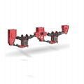 semi-trailer mechanical suspension trailer suspensionwit leaf springs