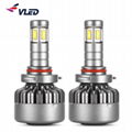 40W 4000lm Car H4 H13h7 H8 H9 H11 Hight/LED Low Beam Headlight Bulbs