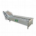 Green vegetable cleaning peeling machine