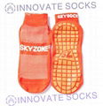 Sky Zone Ankle Anti Skid Grip Trampoline Park Socks 1