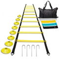 GHB Pro Agility Ladder Agility Training Ladder Speed 12 Rung 20ft with Carrying  4