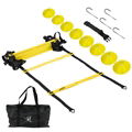 Gendeda Speed Agility Training Set, Includes Agility Ladder, Jump Rope, Resistan 4