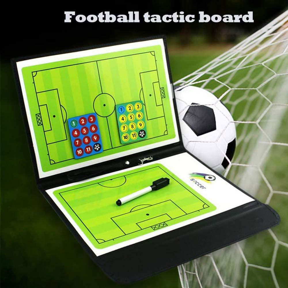 Football Coaching Board Coaches Clipboard Tactical Magnetic Board Kit with Dry E