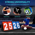 HRLORKC Scoreboard Score Keeper Score Flipper for Basketball Tennis Sports 4