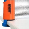 Adjustable Retractable Ping Pong Net & Post. Portable Table Tennis Net & Clamps. 2