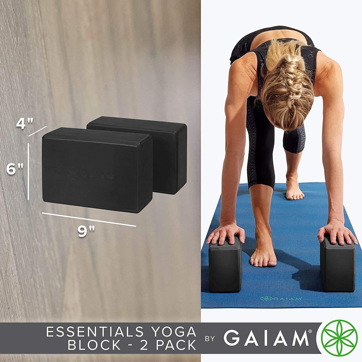 Gaiam Essentials Yoga Block (Set Of 2) – Supportive, Soft Non-Slip Foam Surface  4