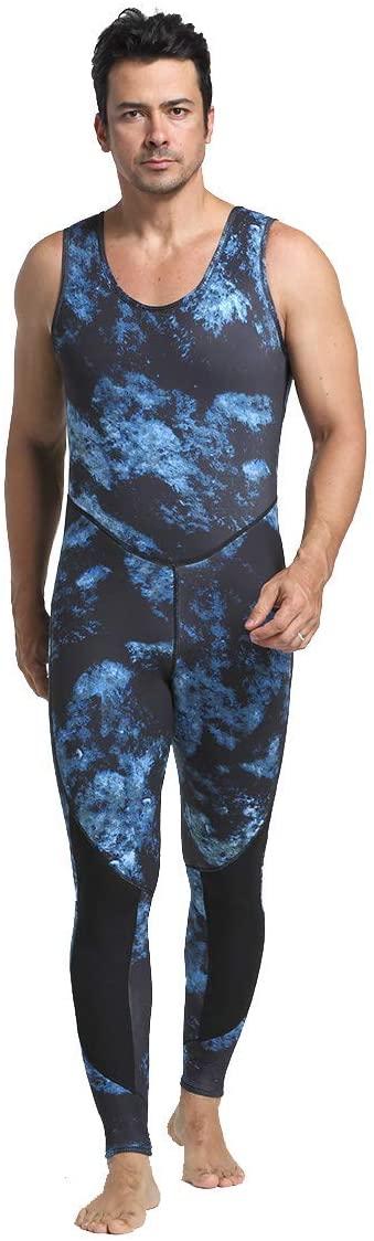 Nataly Osmann Men 5mm Spearfishing Premium Camouflage Neoprene Wetsuit Scuba Div 2