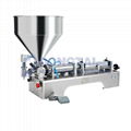 Semi automatic chilli   hot  tomato  chili sauce filling machine for paste 1