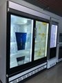 東莞市惠華電子廠家直銷49寸透明液晶顯示單開冰箱 2