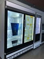 东莞市惠华电子厂家直销49寸透明液晶显示双开冰箱 1