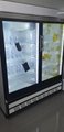 東莞市惠華電子廠家直銷55寸透明液晶顯示單開冰箱 2