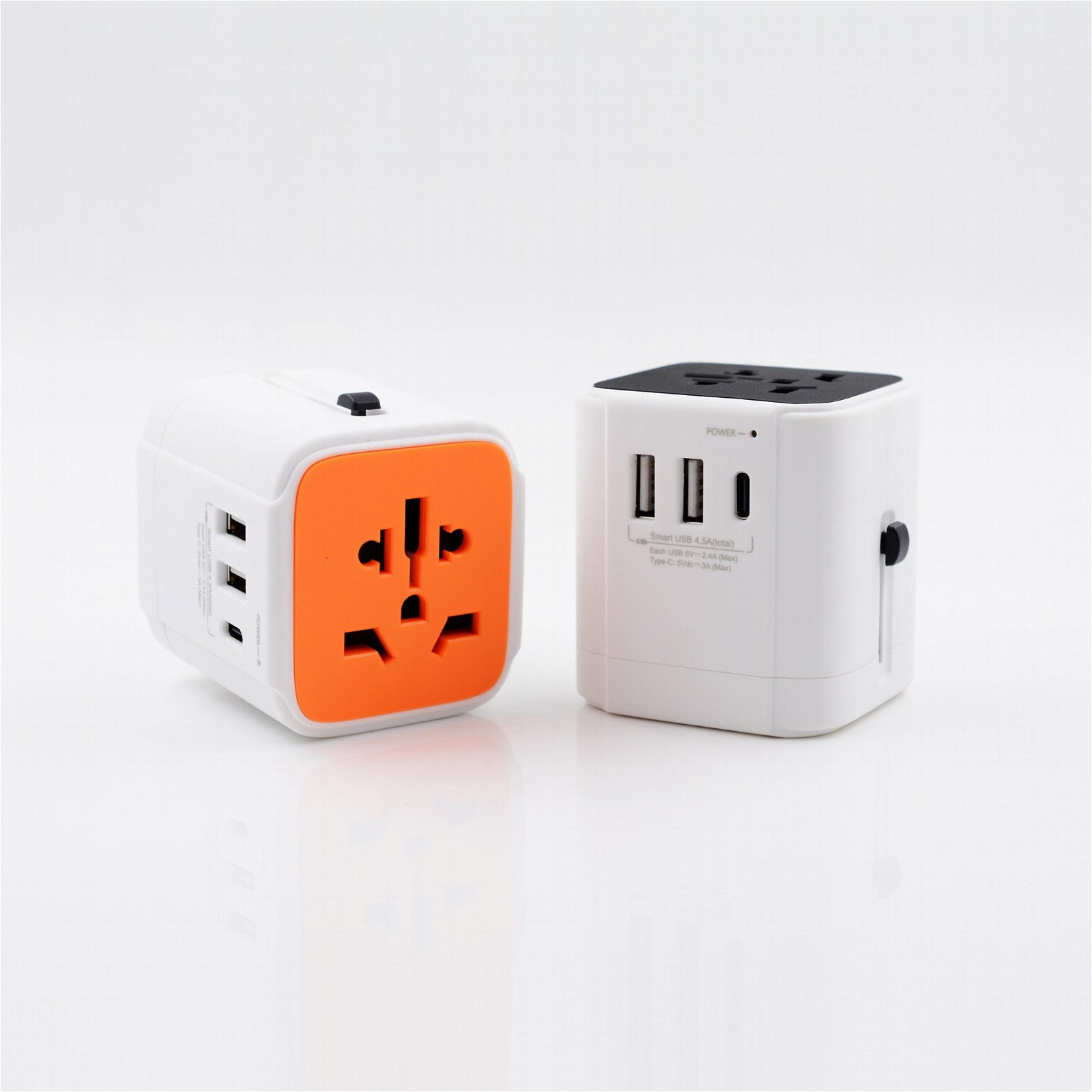 2019 gift promotion travel adapter with Taye C USB 4.5A plug adapter 