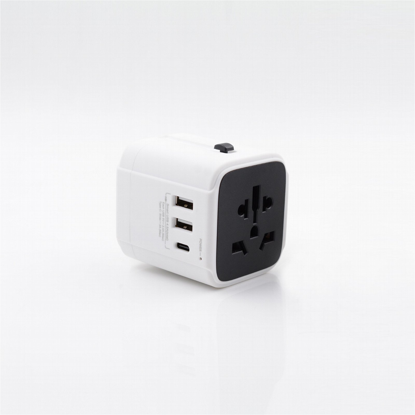 2019 gift promotion travel adapter with Taye C USB 4.5A plug adapter  4