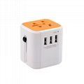 2019 hot sale 4500mA travel adapter international travel adapter socket plug  5