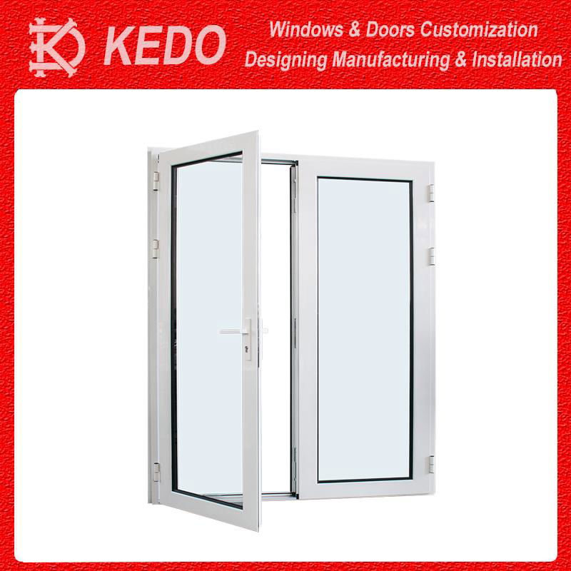 Aluminum Glass Doors High Quality Casement Door Hinged Door and French Door 2