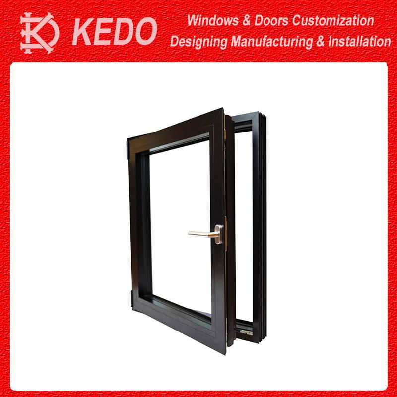  American Style Aluminum Frame Tilt Turn Window for Bathroom 2