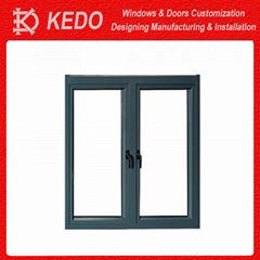 Feelingtop Thermal Break Reflective Double Glazing Aluminium Window Door