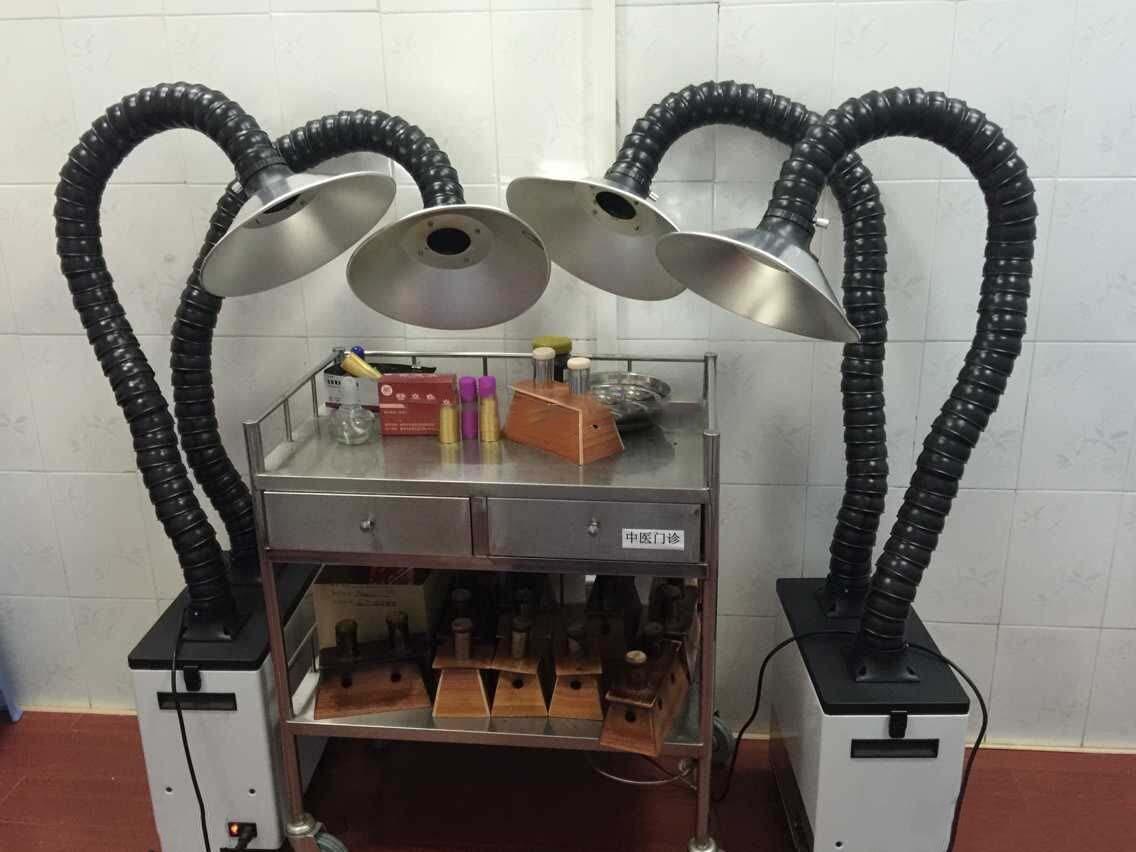 雙管艾灸淨化排煙機 3