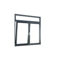 Aluminum slider window with double glass