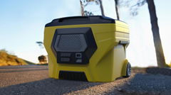 50 L Bluetooth cooler box with wheel cooler bag