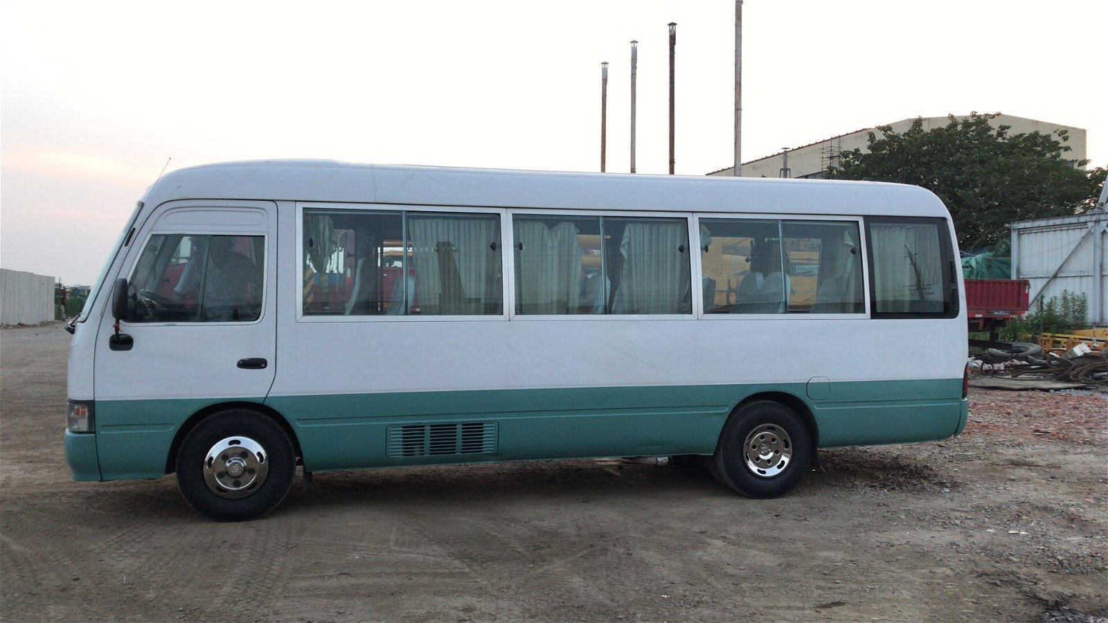 second hand toyota coaster with diesel engine  2