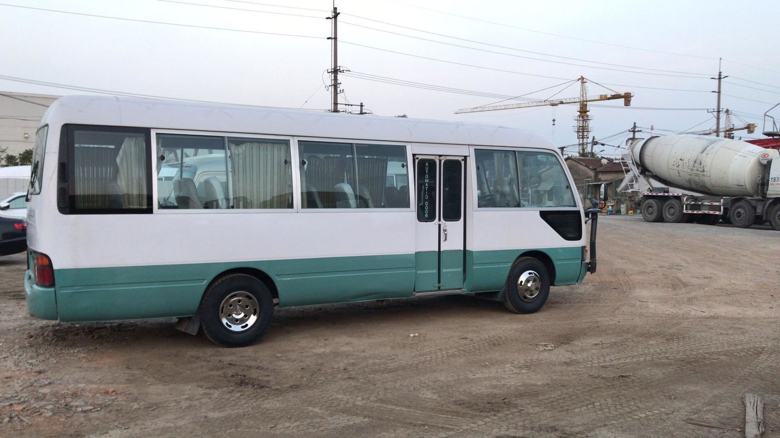 second hand toyota coaster with diesel engine  3