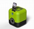 Mini 10 L Bluetooth Speaker cooler box with wheels for outdoor activity 3