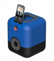 Mini 10 L Bluetooth Speaker cooler box with wheels for outdoor activity 4