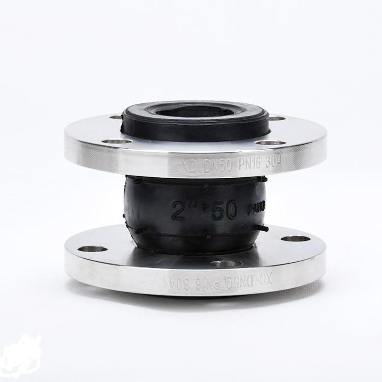 DN40 PN10 Stainless steel rubber expansion joint plumbing fitting 4