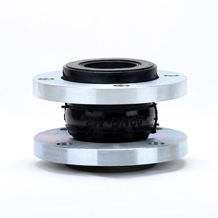 DN80 PN10 Galvanized flange connection rubber expansion joint 4