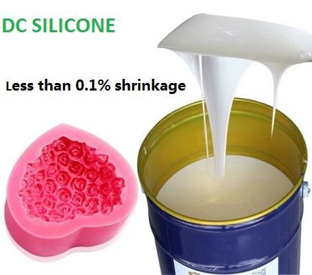 Fast curing liquid silicone rubber mold making for soap and candle