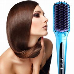 Professional Ionic Fast Hair Straightener Comb Brush