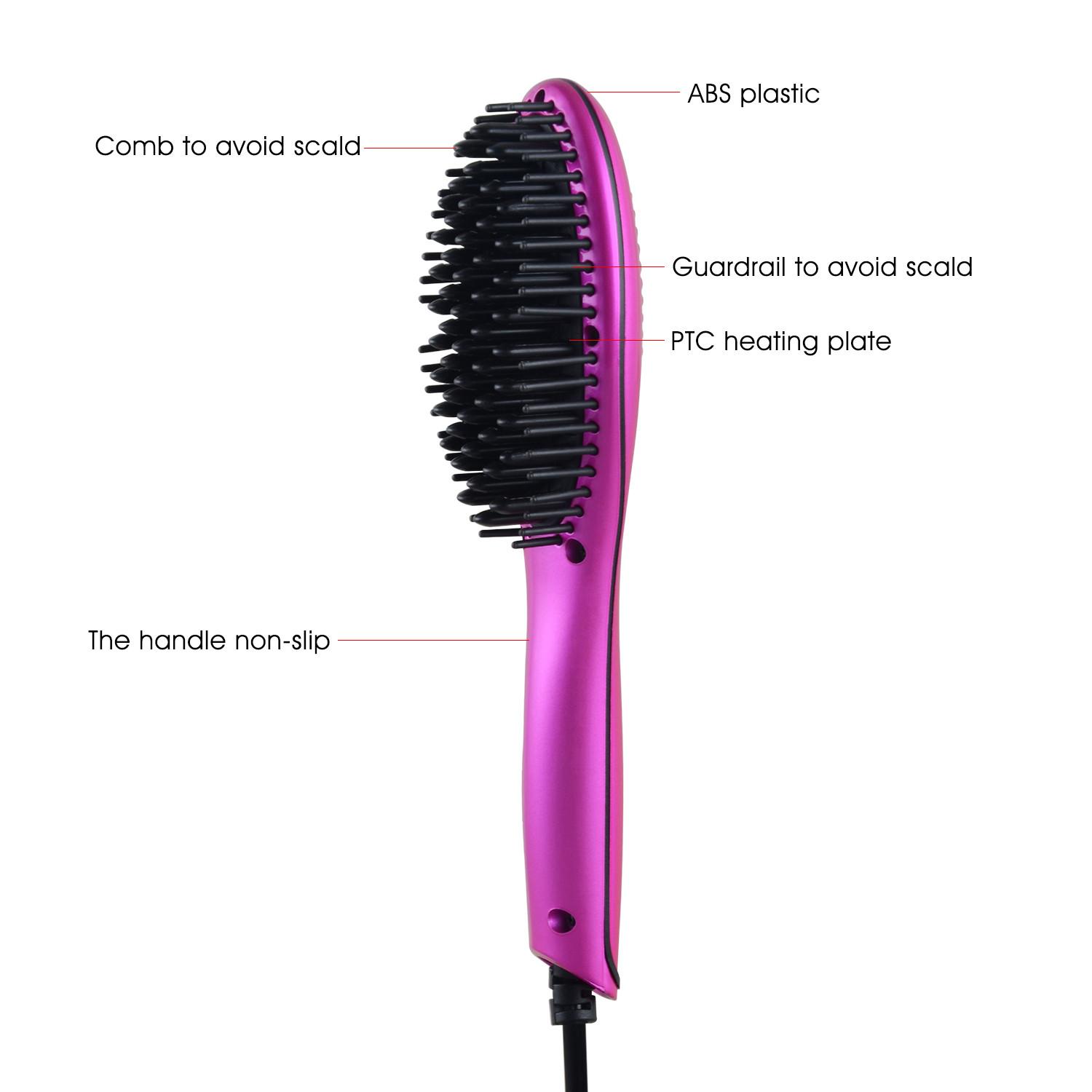 Automatic Portable Mini Hair Straightener Brush 2