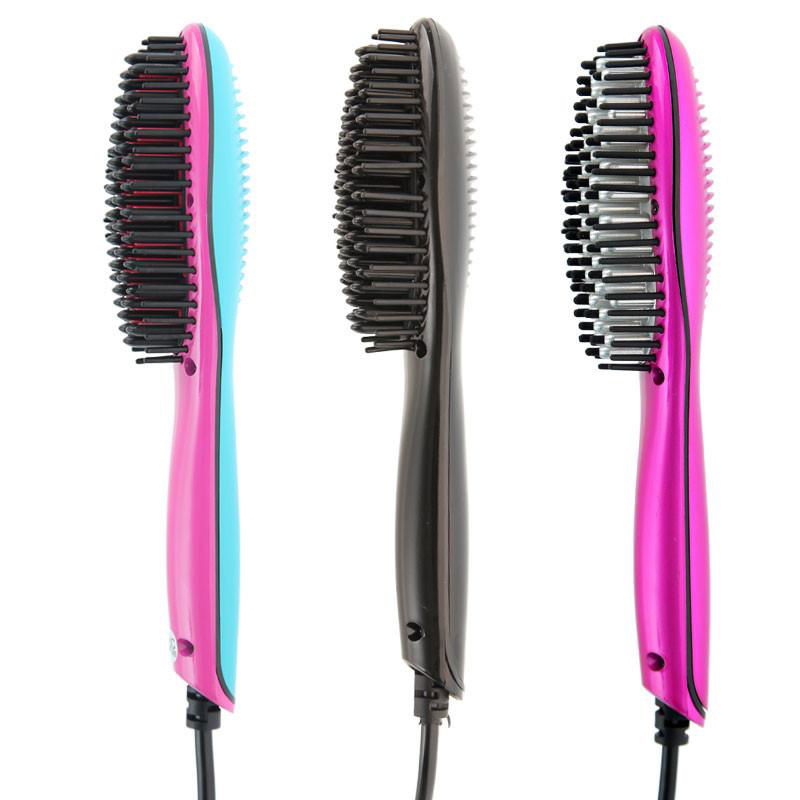 Automatic Portable Mini Hair Straightener Brush 4